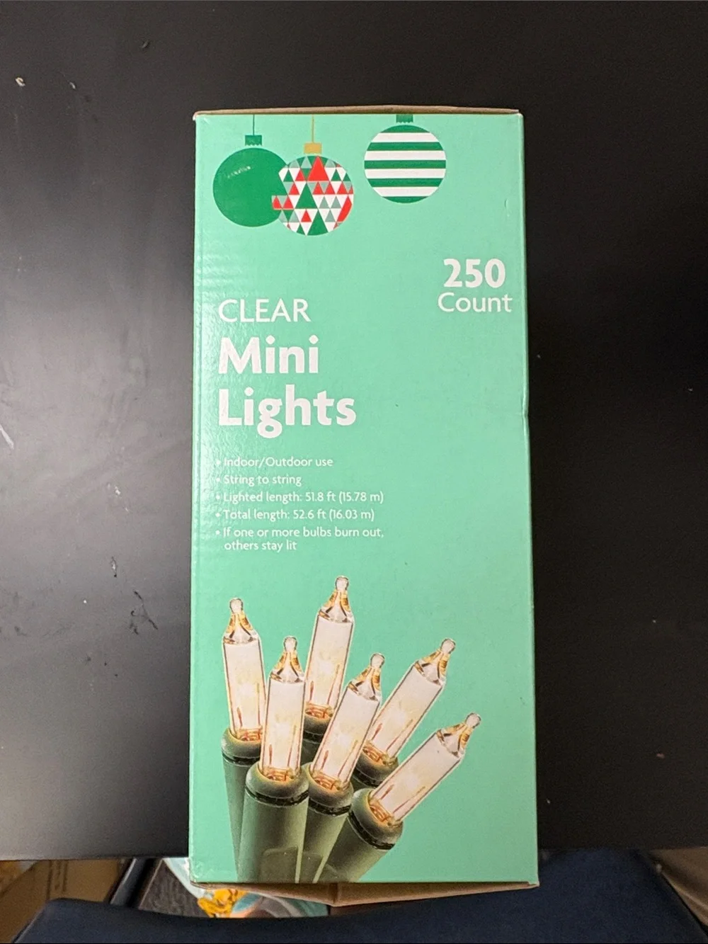 Clear, mini lights 250 count